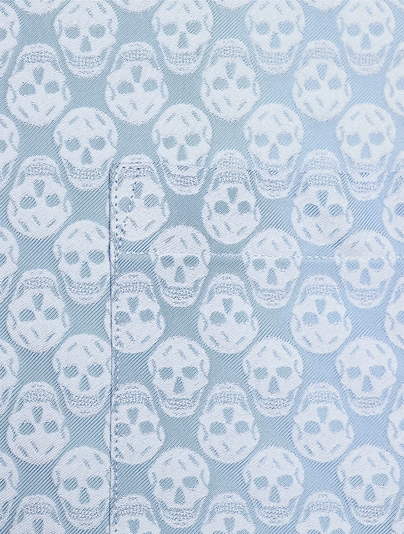 Skull Jacquard Hawaiian Shirt