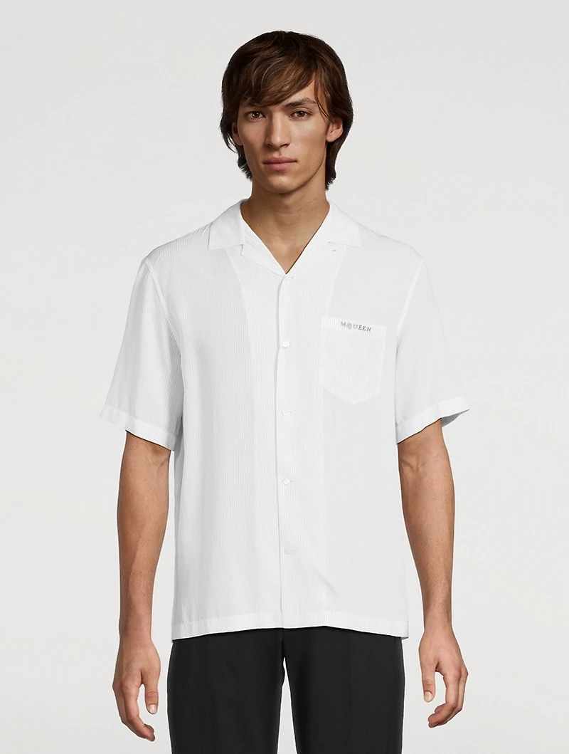 Fluid Fine Stripe Shirt