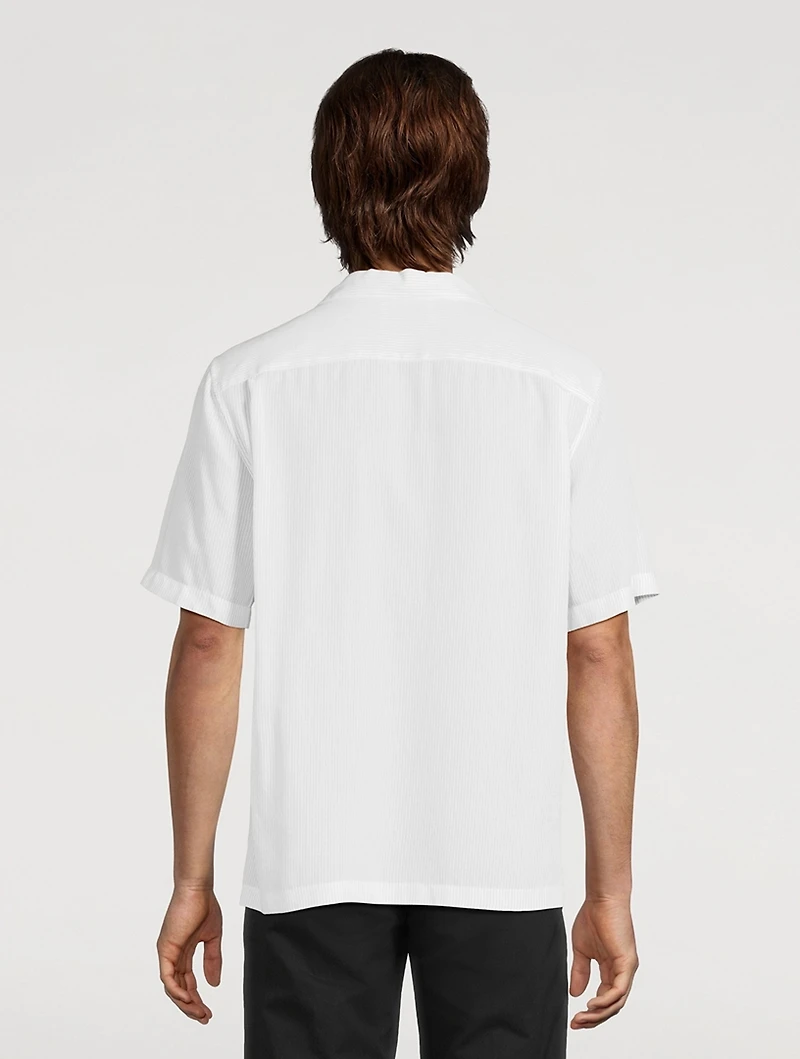 Fluid Fine Stripe Shirt