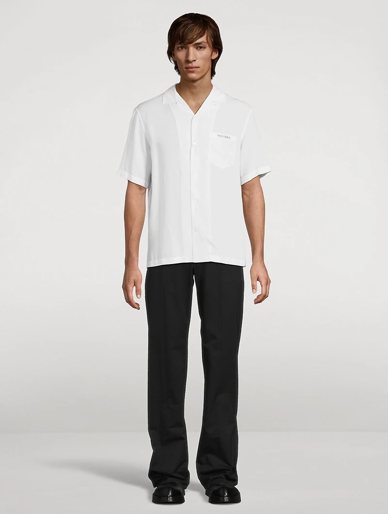 Fluid Fine Stripe Shirt