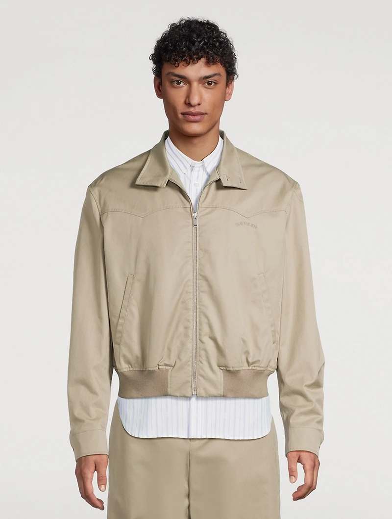 Cropped Harrington Jacket