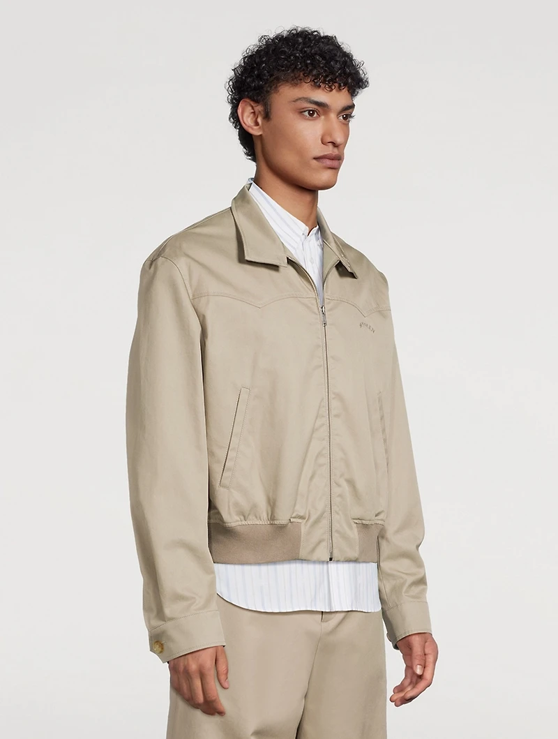 Cropped Harrington Jacket