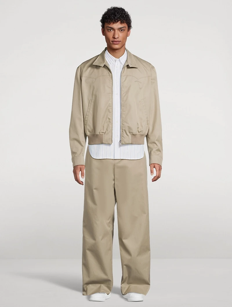 Cropped Harrington Jacket