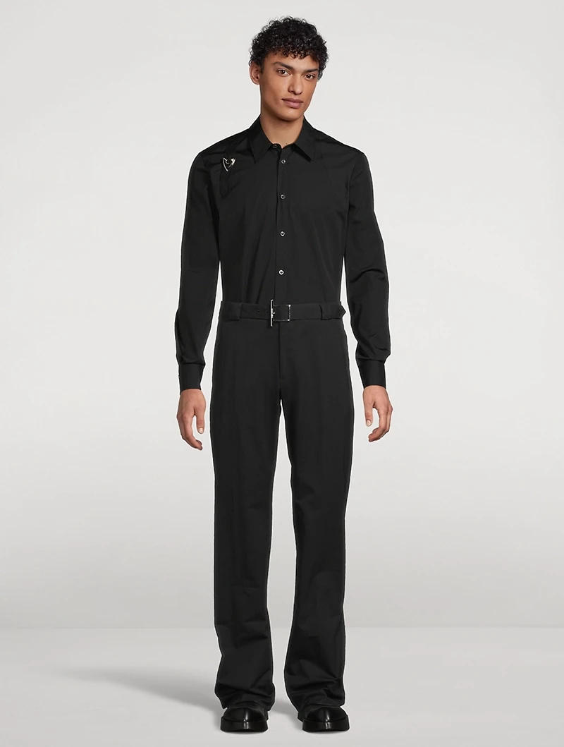 T-Bar Belted Pants