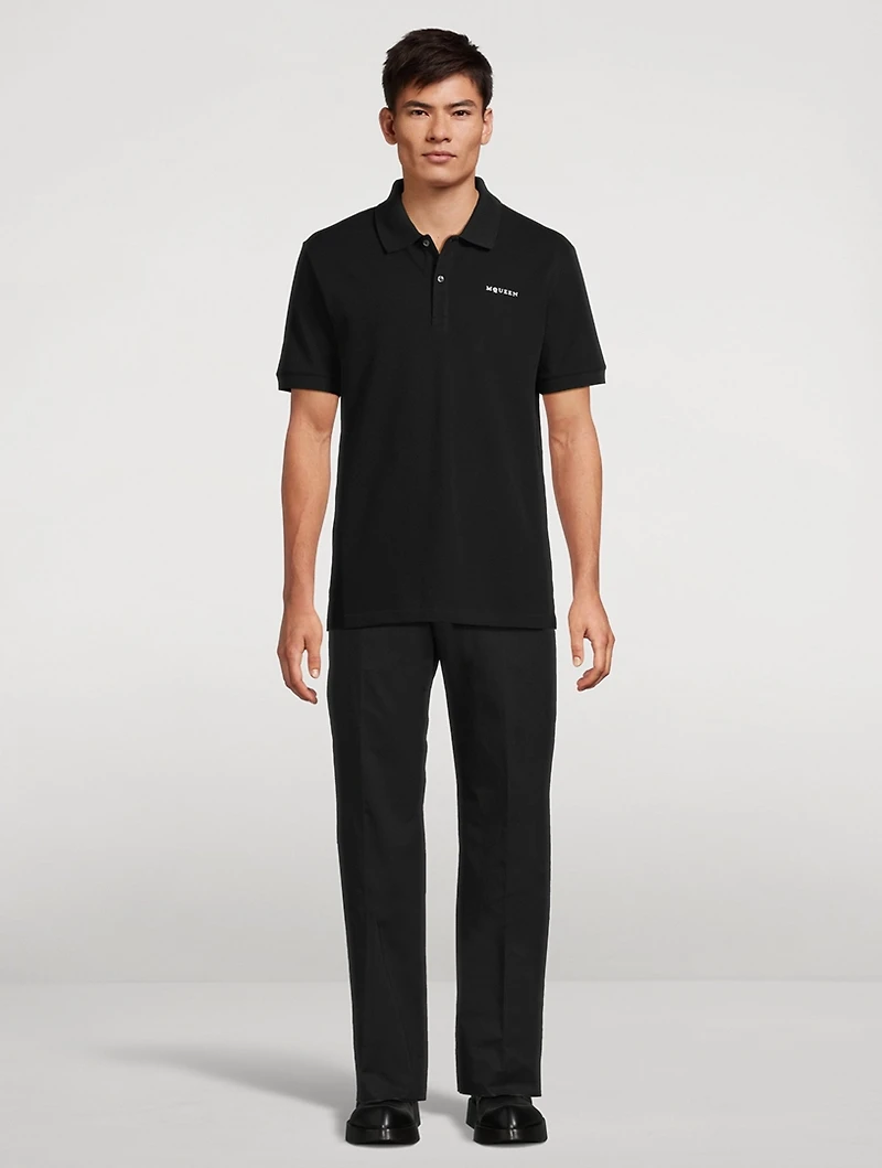 Cotton Logo Polo Shirt