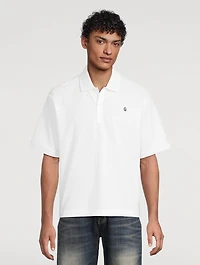 Skull Cotton Polo Shirt