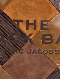 The Sack Patchwork Leather And Suede Shoulder Bag