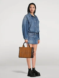 The Medium Suede Tote Bag