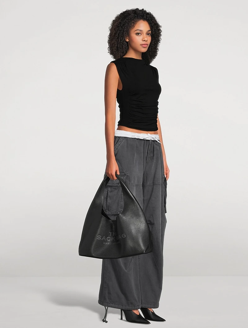 The Sack Leather Shoulder Bag