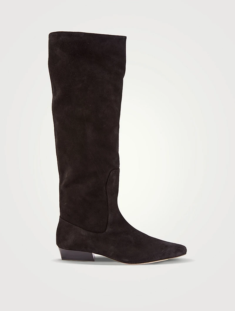 Wally Suede Knee-High Boots
