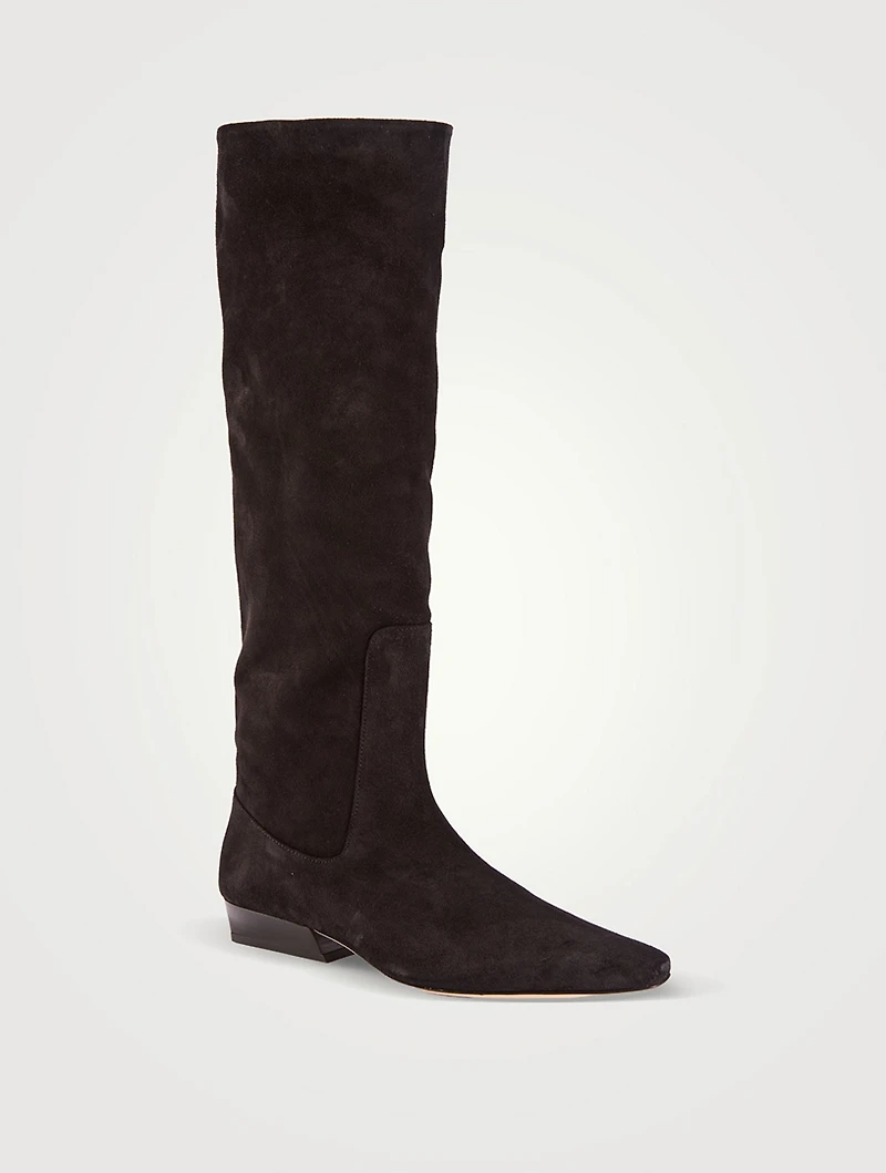 Wally Suede Knee-High Boots