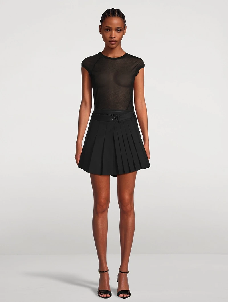 Pleated Skort