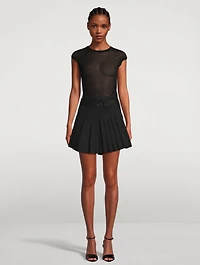 Pleated Skort