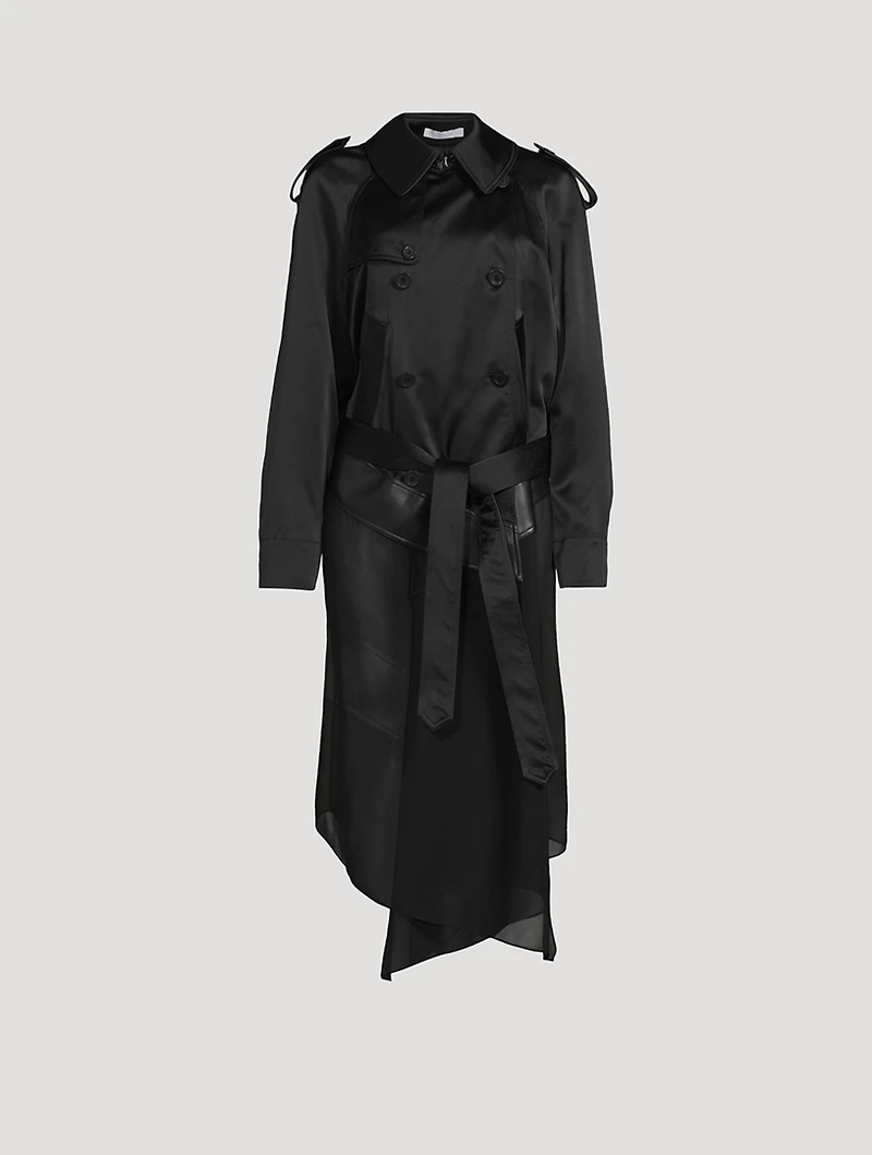 Scarf Trench Coat