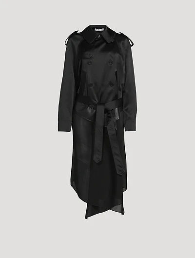 Scarf Trench Coat