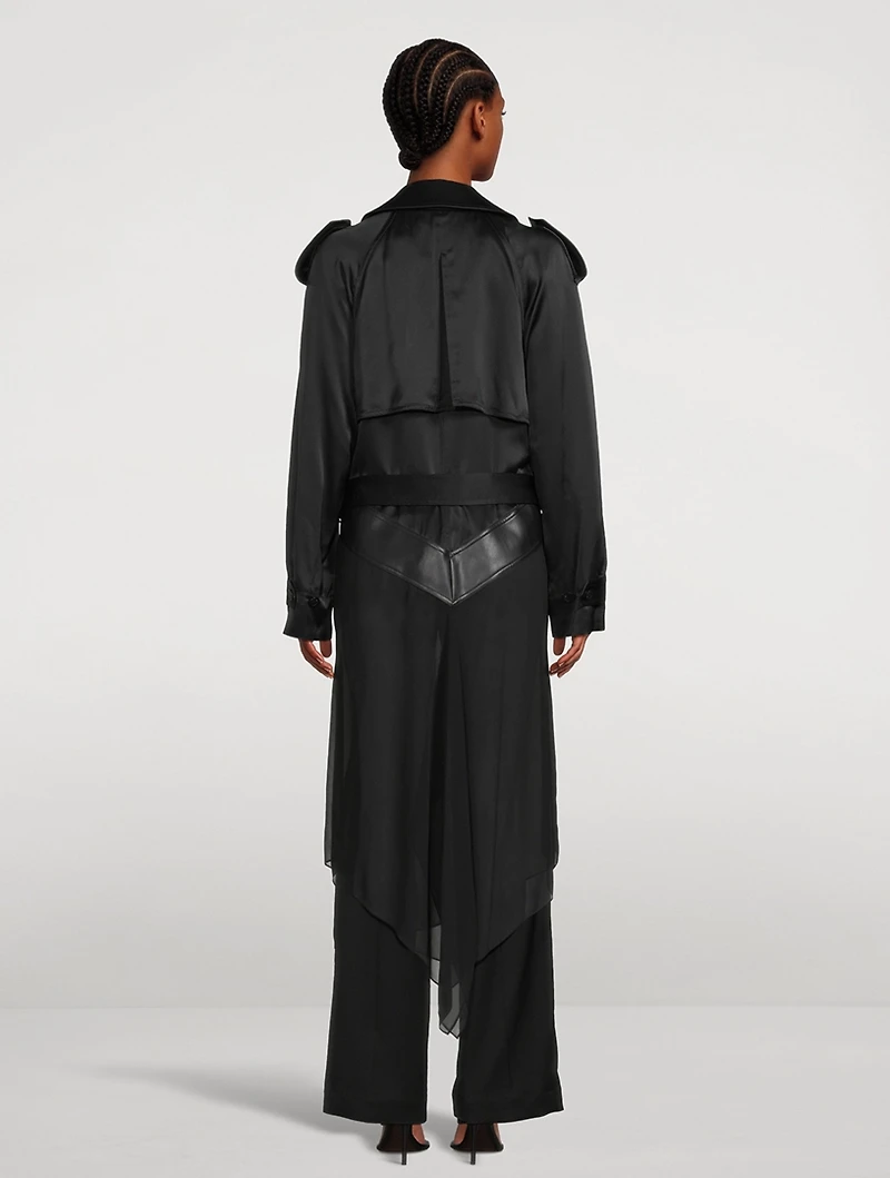 Scarf Trench Coat