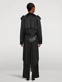 Scarf Trench Coat