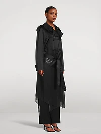 Scarf Trench Coat