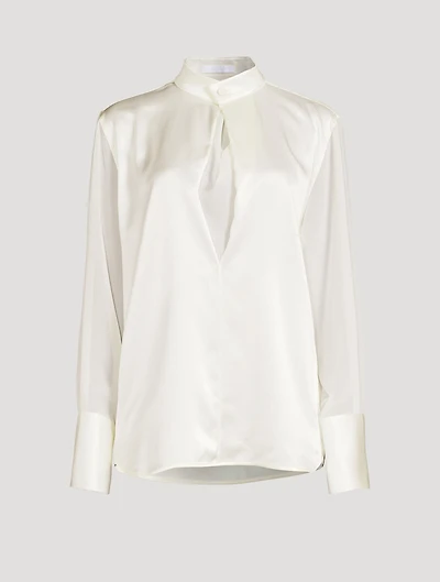 Relaxed Cowl Blouse