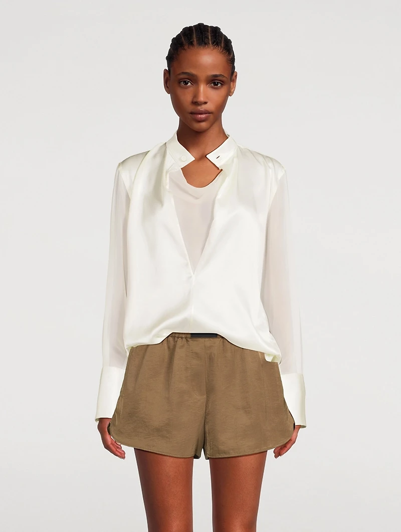 Relaxed Cowl Blouse