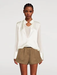 Relaxed Cowl Blouse