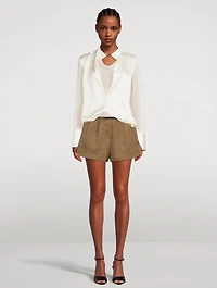 Relaxed Cowl Blouse