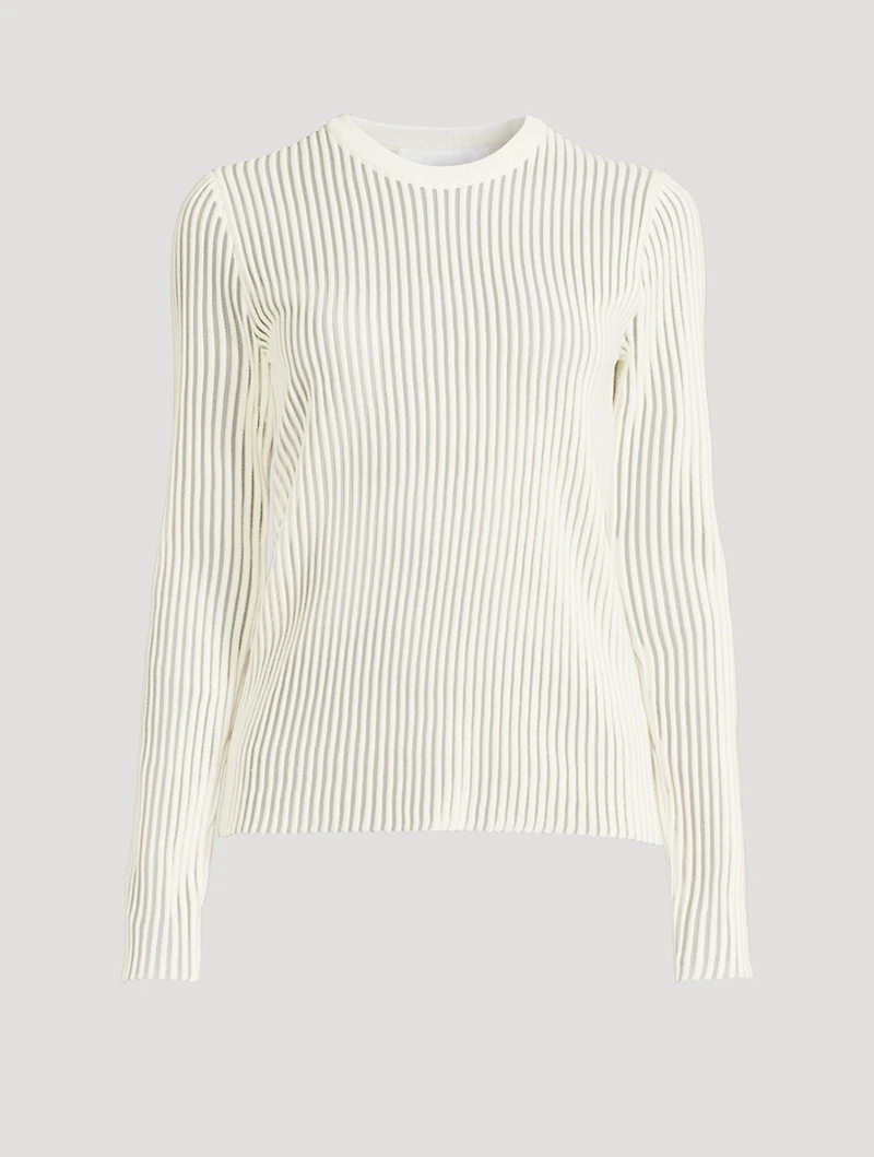 Spaced Sheer Top