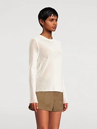 Spaced Sheer Top