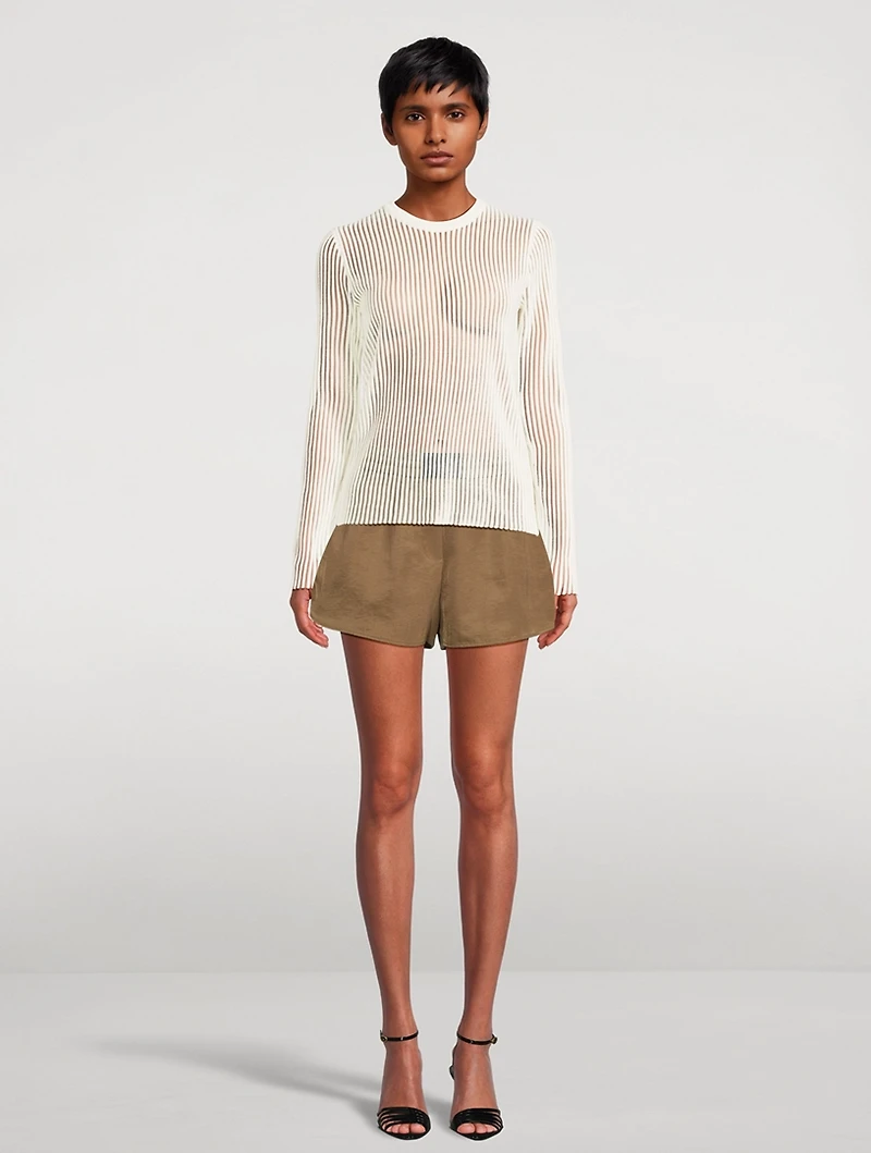 Spaced Sheer Top