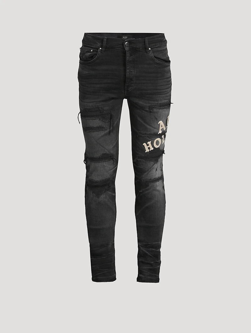 Amiri Hollywood Repaired Jeans