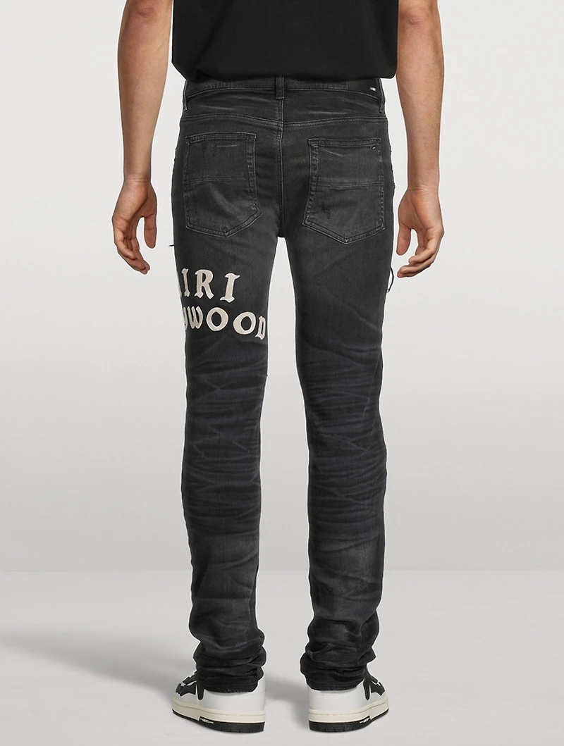 Amiri Hollywood Repaired Jeans