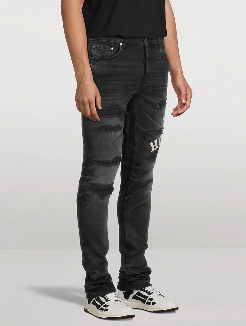 Amiri Hollywood Repaired Jeans