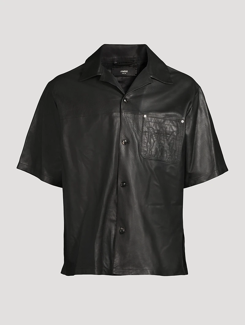 Leather Camp Shirt