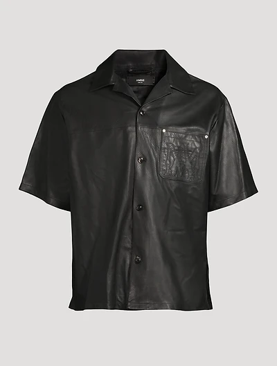 Leather Camp Shirt