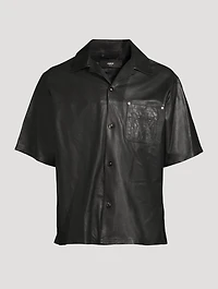 Leather Camp Shirt