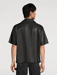 Leather Camp Shirt