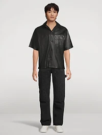 Leather Camp Shirt