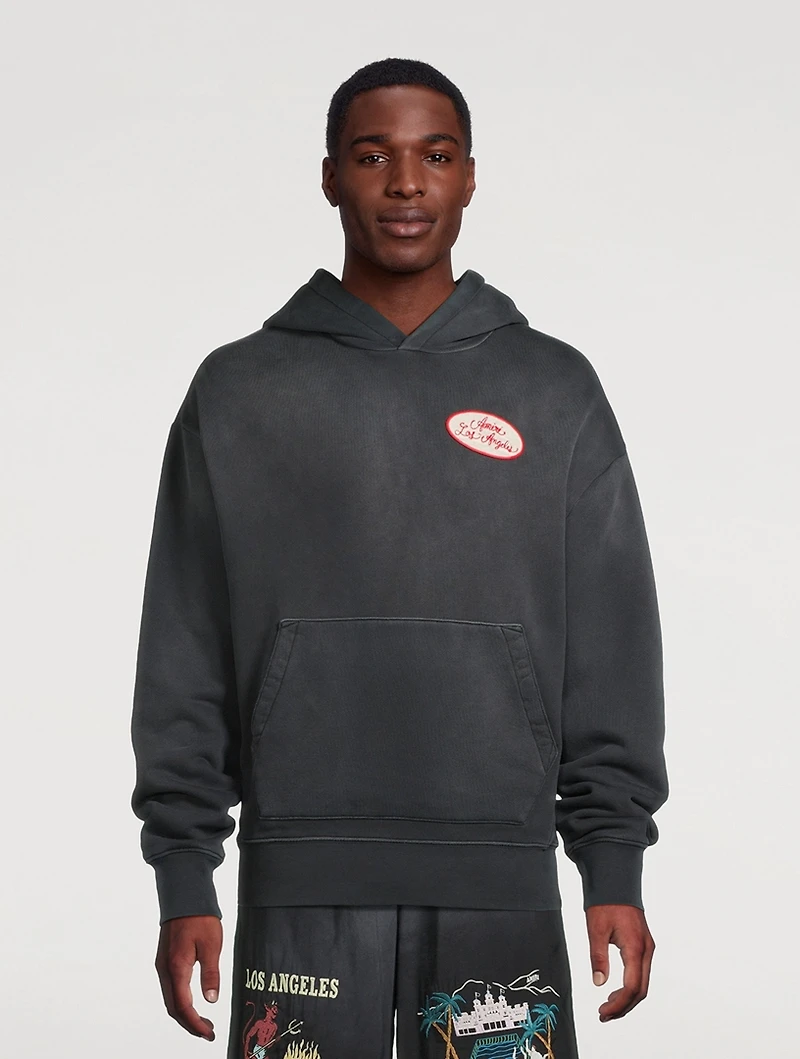 Oversized Hoodie With Station Patch
