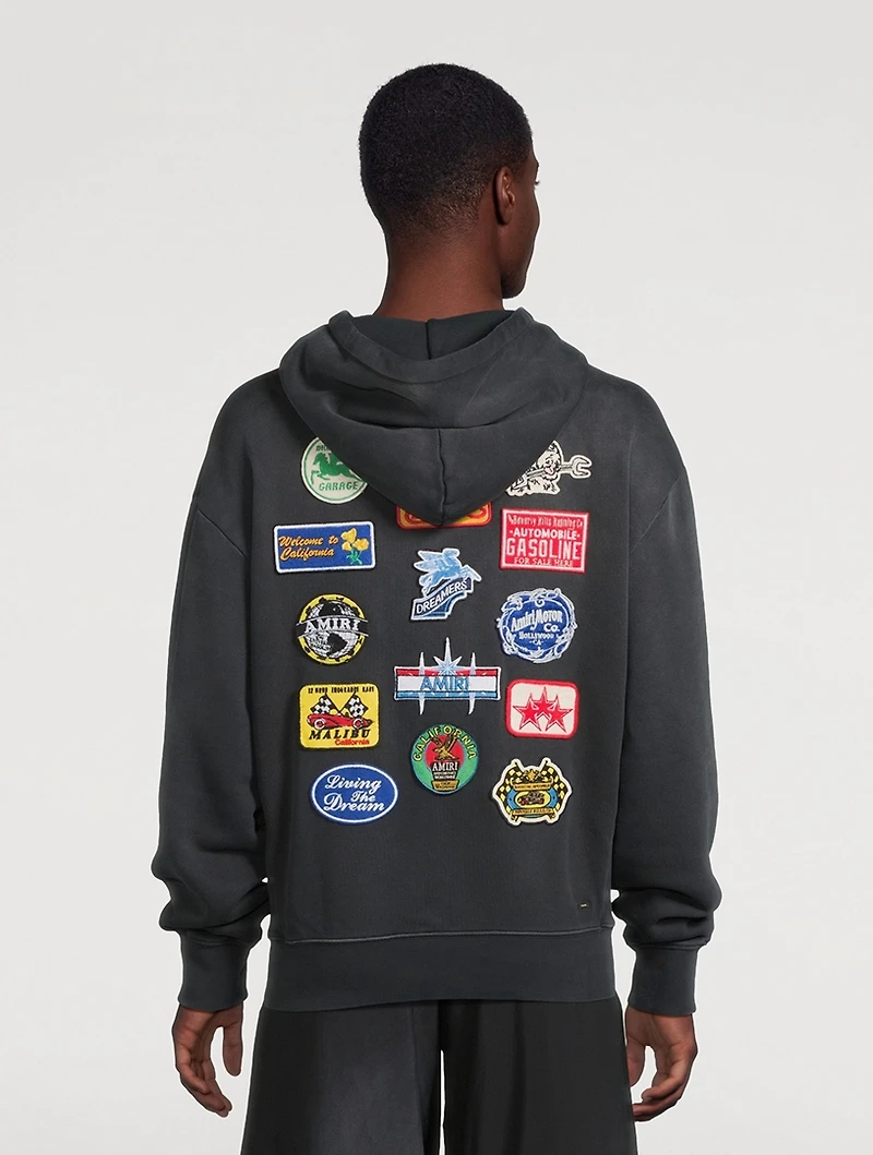 Oversized Hoodie With Station Patch