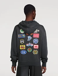 Oversized Hoodie With Station Patch