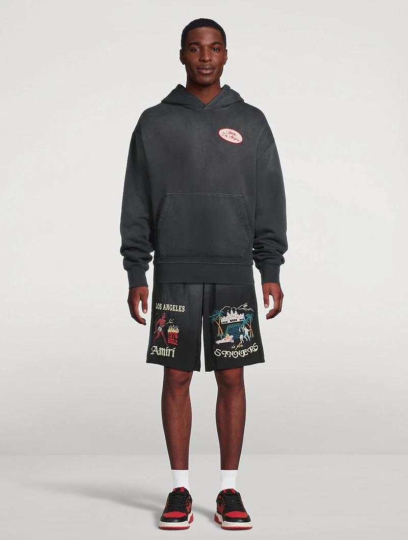 Oversized Hoodie With Station Patch