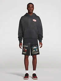 Oversized Hoodie With Station Patch