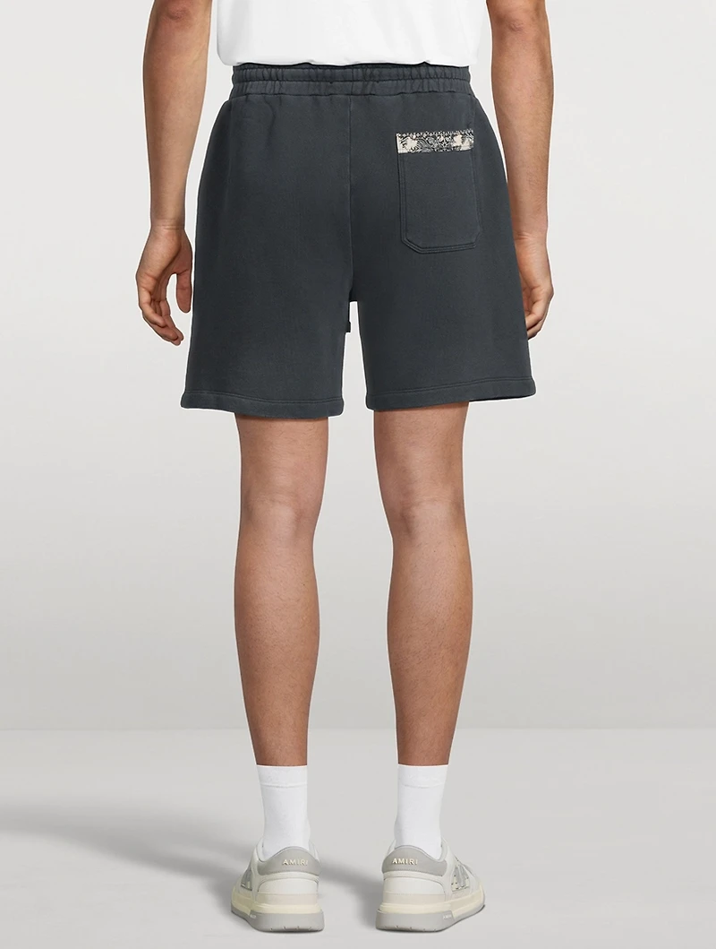 Bleach Bandana Cotton Shorts