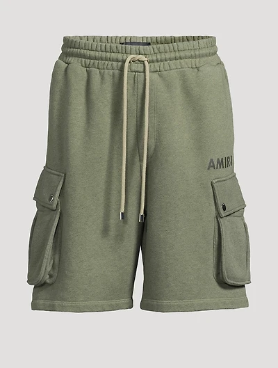 Amiri Stencil Cargo Shorts