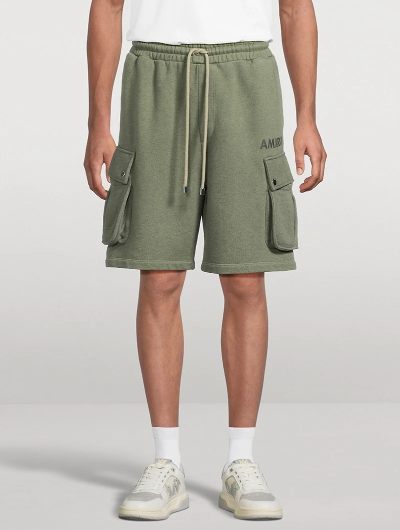 Amiri Stencil Cargo Shorts