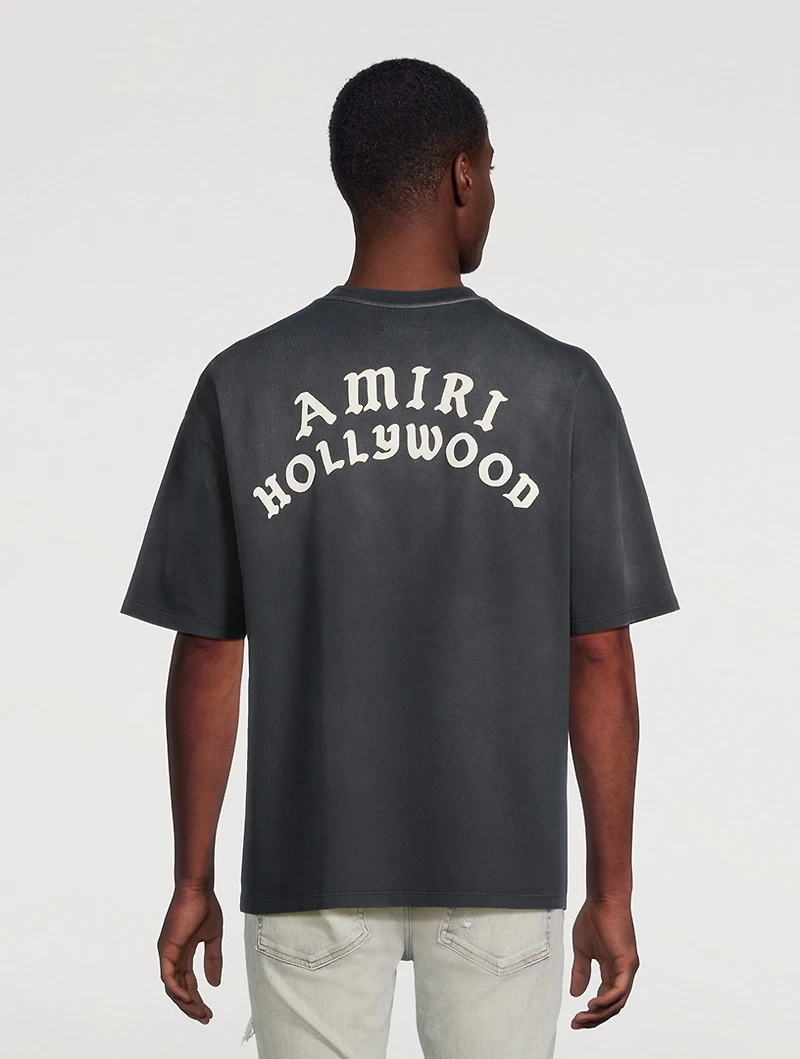 Hollywood Logo Oversized T-Shirt