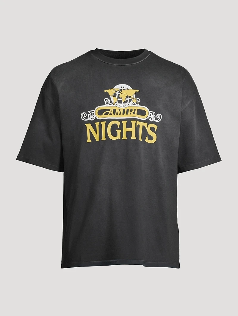 Nights Cotton Oversized T-Shirt