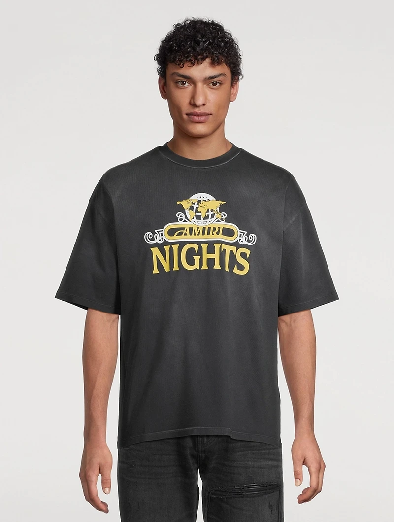 Nights Cotton Oversized T-Shirt
