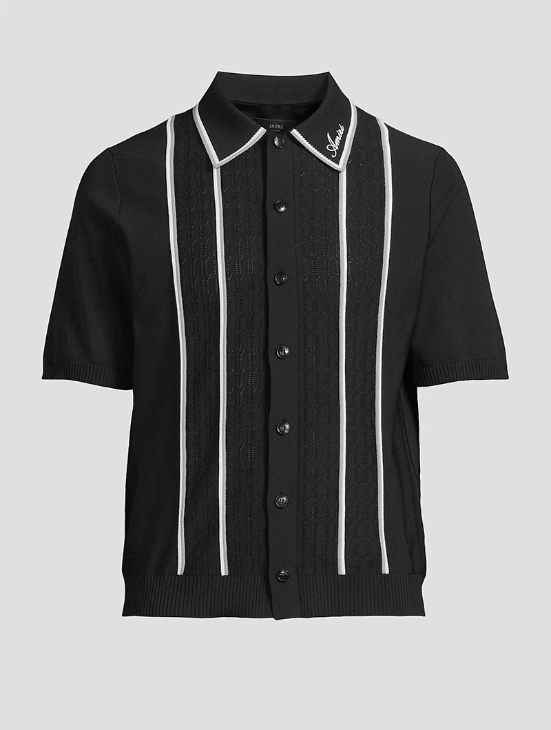 Short-Sleeve Shirt With Script Logo