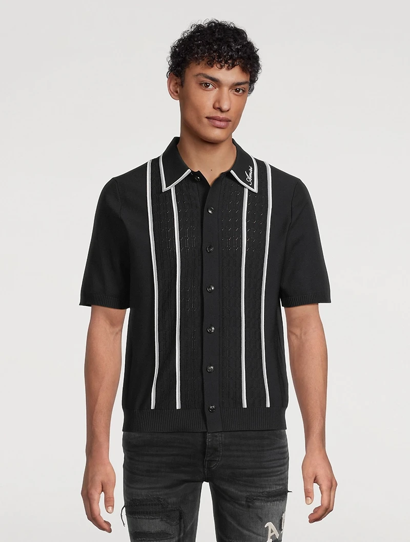 Short-Sleeve Shirt With Script Logo